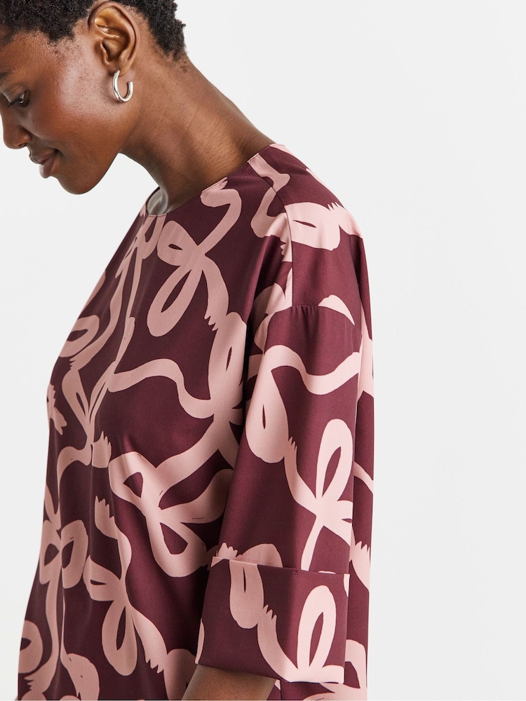 JD Williams Pink Half Sleeve Boxy Top - Image 4 of 4 JD Williams Pink Half Sleeve Boxy Top - Image 4 of 4