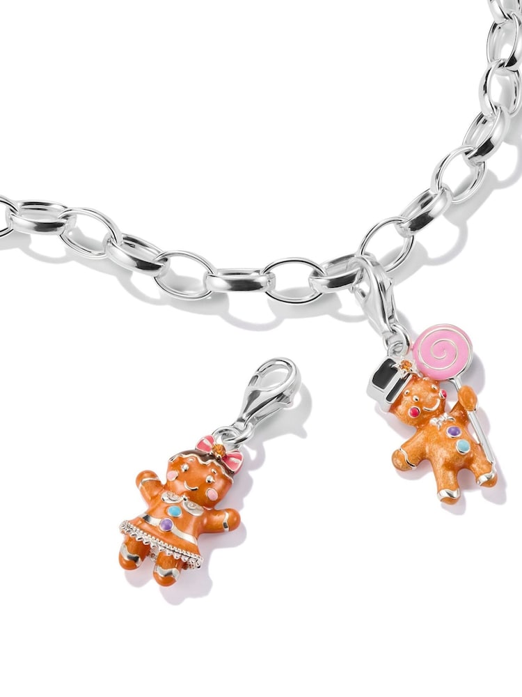 Thomas Sabo Orange Gingerbread Man Charm - Image 2 of 3 Thomas Sabo Orange Gingerbread Man Charm - Image 2 of 3