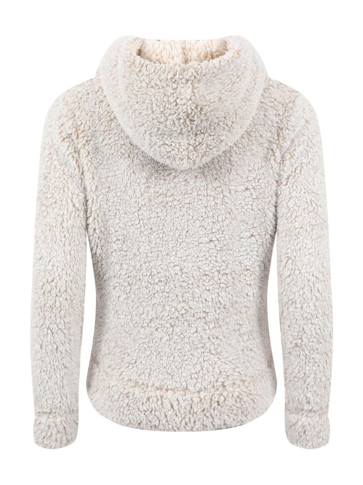 Weird Fish Cream Yara Cosy Fleece Hoodie - Image 8 of 8 Weird Fish Cream Yara Cosy Fleece Hoodie - Image 8 of 8