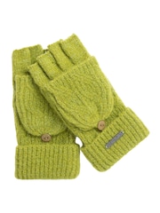 Weird Fish Brown Cassell Sparkle Fingerless Gloves - Image 1 of 4