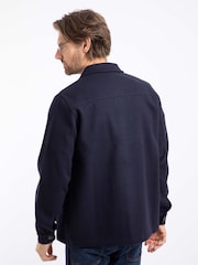 Weird Fish Blue Coburn Chore Over Shirt Shacket - Image 6 of 8