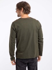 Weird Fish Green Fins Branded Long Sleeve T-Shirt - Image 2 of 6