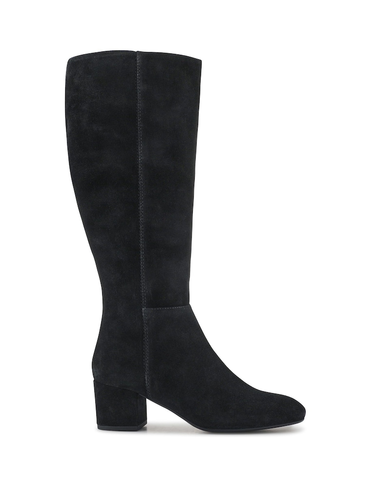 Coal Black - Jones Bootmaker LouLou1 Medium Calf-Fit Long Boots - Slika 2 iz 5