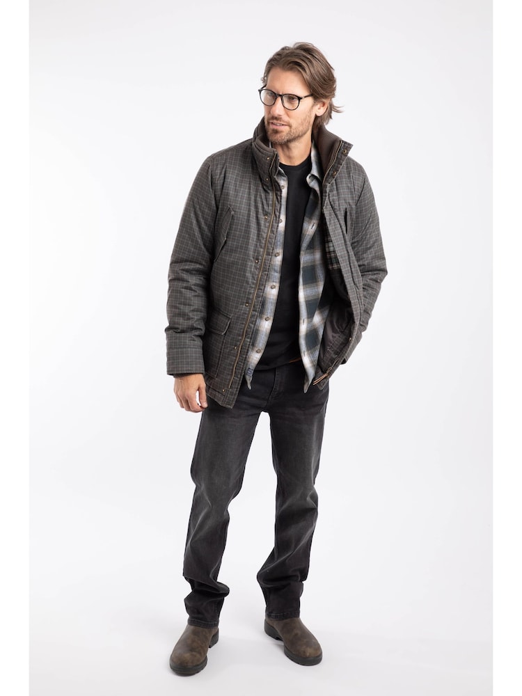 Weird Fish Brown Thunderchief Wadded Field Jacket - Image 2 of 8 Weird Fish Brown Thunderchief Wadded Field Jacket - Image 2 of 8