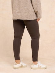Evans Brown Cotton Leggings - Image 3 of 4