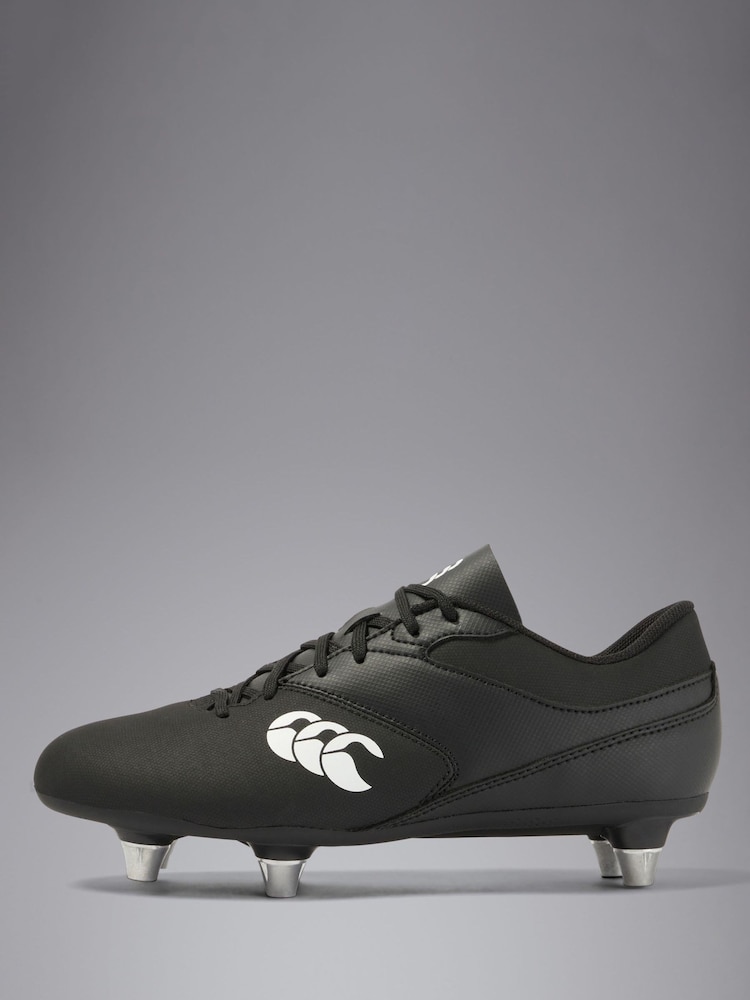Canterbury   Phoenix Raze Soft Ground Black Football Boots - Image 2 of 6 Canterbury   Phoenix Raze Soft Ground Black Football Boots - Image 2 of 6