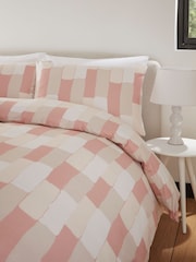 Jasper Conran London Pink or White JC Print 300TC Brick Dvt Bed Set - Image 2 of 6