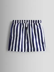 JoJo Maman Bébé Multi Blue & Red Nautical Stripe Swim Shorts 2 Pack - Image 2 of 7