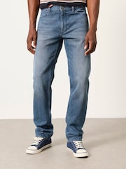 FatFace Mid Blue Straight Fit Jeans - Image 1 of 5
