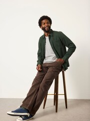 FatFace Chocolate Brown Relaxed Straight Fit Jeans - Image 5 of 6