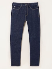 FatFace Dark Navy Straight Fit Straight Fit Selvedge Jeans - Image 6 of 6