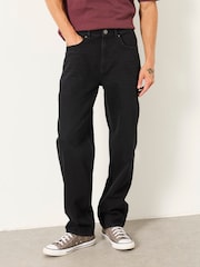 FatFace Black Tapered Fit Jeans - Image 1 of 5