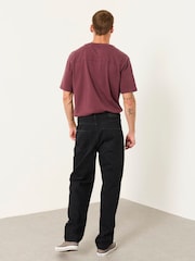 FatFace Black Tapered Fit Jeans - Image 2 of 5