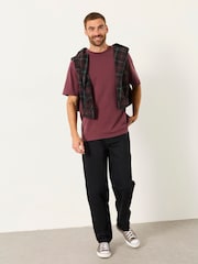 FatFace Black Tapered Fit Jeans - Image 4 of 5