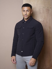 CAPO Black Quilted Overshirt Jacket - Image 3 of 6