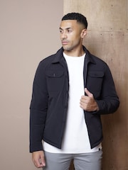 CAPO Black Quilted Overshirt Jacket - Image 5 of 6