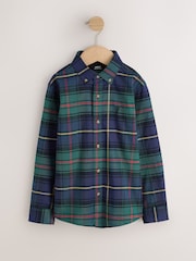 Green Check Single Oxford Shirt (3-16yrs) - Image 1 of 4
