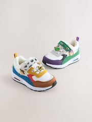 Neutral Standard Fit (F) Toy Story Touch Fastening & Elastic Lace Trainers - Image 1 of 5