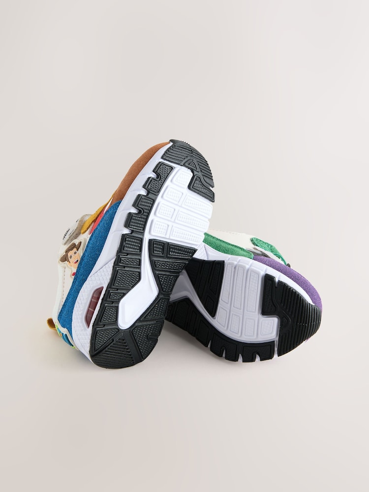 Neutral Standard Fit (F) Toy Story Touch Fastening & Elastic Lace Trainers - Image 5 of 5