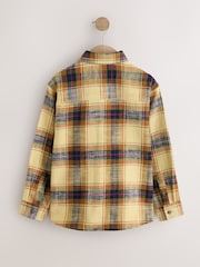 Yellow Check Long Sleeve Textured Shirt (3-16yrs) - Image 6 of 8