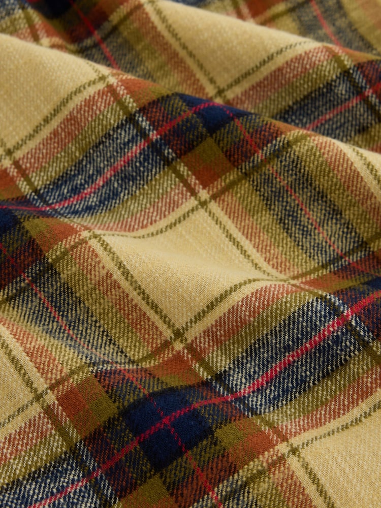 Yellow Check Long Sleeve Textured Shirt (3-16yrs) - Image 8 of 8