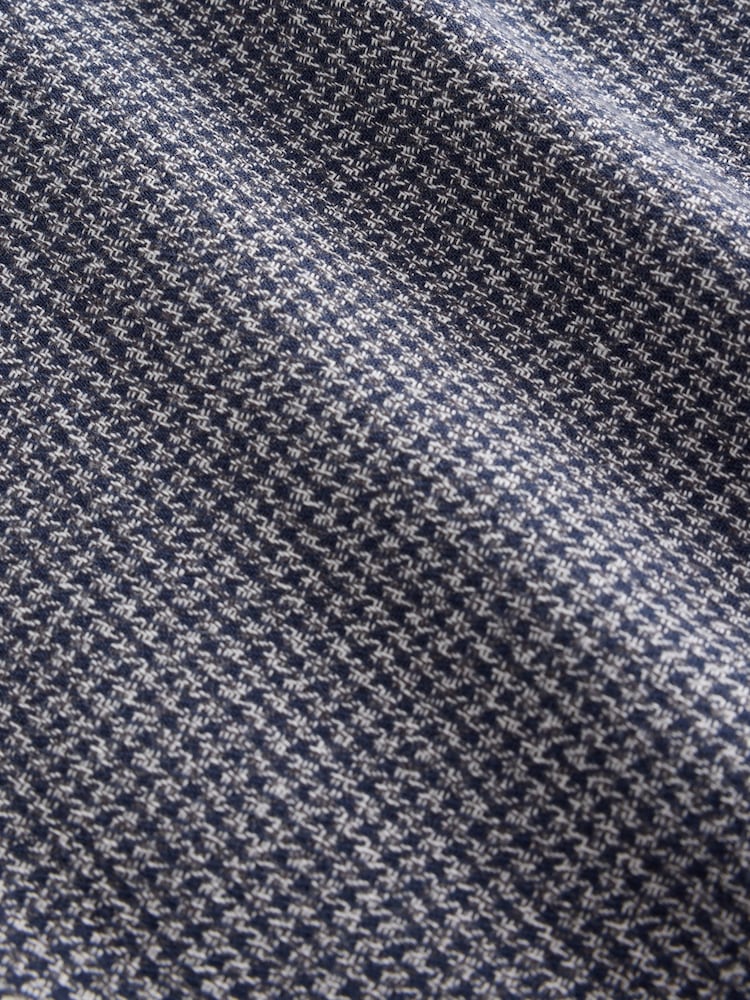 Charcoal Grey Micro Check Long Sleeve Textured Shirt (3-16yrs) - Image 5 of 5 Charcoal Grey Micro Check Long Sleeve Textured Shirt (3-16yrs) - Image 5 of 5