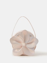 Angels By Accessorize Gold Girls Appliqué Flower Handbag - Image 1 of 2