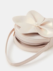 Angels By Accessorize Gold Girls Appliqué Flower Handbag - Image 2 of 2