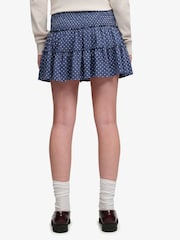 Superdry Navy Polka Dot Mini Skirt - Image 5 of 7