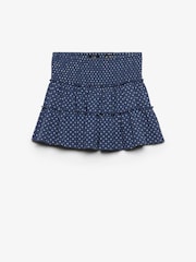 Superdry Navy Polka Dot Mini Skirt - Image 6 of 7