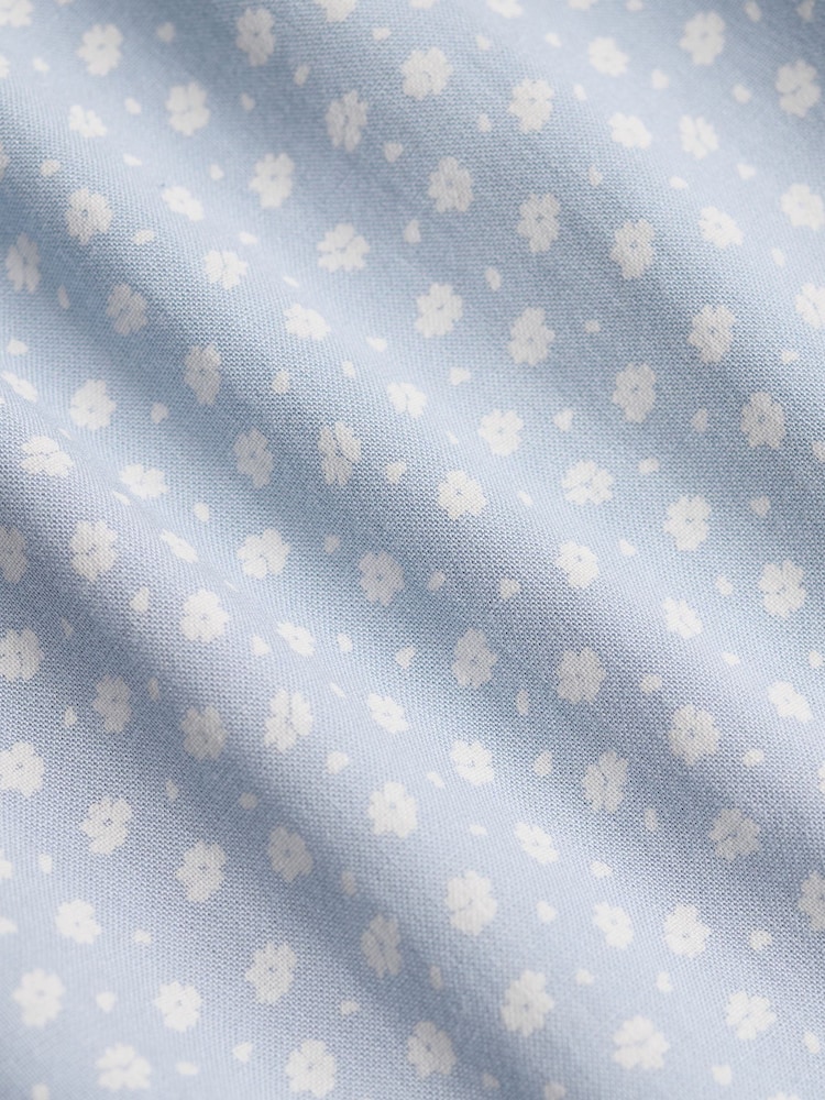 Superdry Light Blue Woven Tiered Maxi Skirt - Image 9 of 9