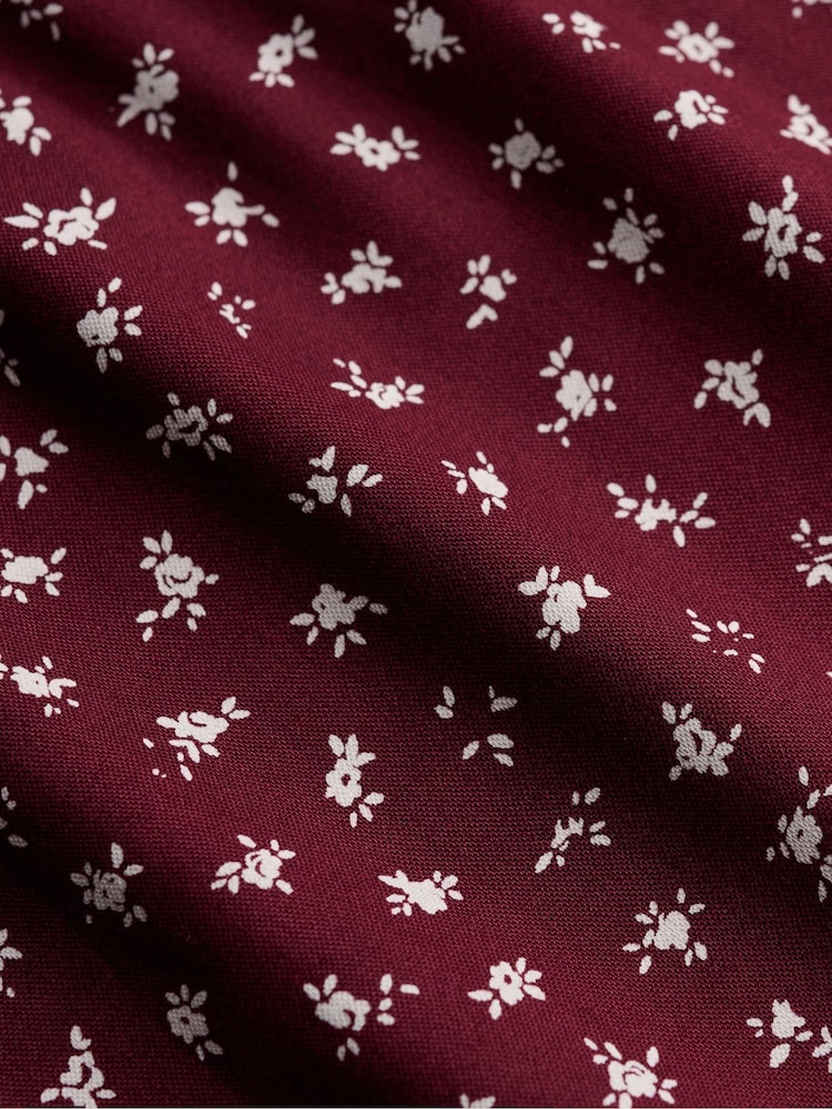 Superdry Red Woven Tiered Maxi Skirt - Image 6 of 6 Superdry Red Woven Tiered Maxi Skirt - Image 6 of 6