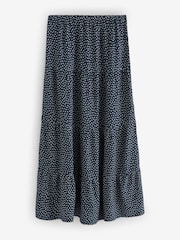 Superdry Ditsy Floral Print Woven Tiered Maxi Skirt - Image 7 of 8