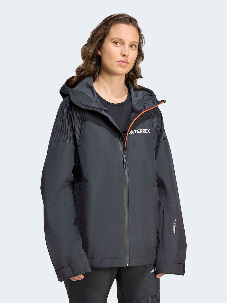 adidas Terrex Black Xperior Hybrid Ski Jacket - Image 1 of 7