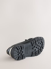 Back to School Black Patent Fringed Charm Loafers - Image 5 of 5