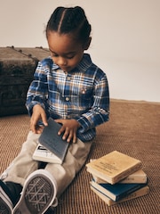 Blue Bear Check Long Sleeve Character Shirt (3mths-7yrs) - Image 2 of 9