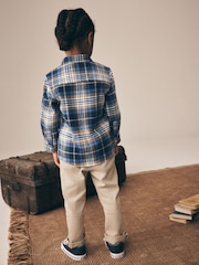 Blue Bear Check Long Sleeve Character Shirt (3mths-7yrs) - Image 3 of 9