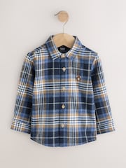 Blue Bear Check Long Sleeve Character Shirt (3mths-7yrs) - Image 6 of 9