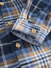 Blue Bear Check Long Sleeve Character Shirt (3mths-7yrs) - Image 8 of 9