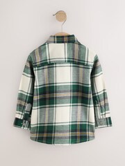 Green/Ecru Bear - 37长袖卡通衬衫（0个月-1岁） - 7的图像5｝