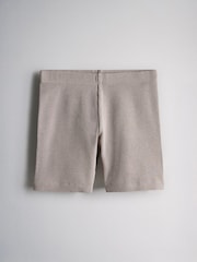 The Set Jersey Rib Cycling Shorts 5 Pack Black/Brown/Cream - Image 4 of 8