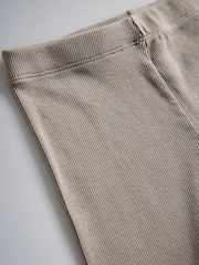 The Set Jersey Rib Cycling Shorts 5 Pack Black/Brown/Cream - Image 8 of 8