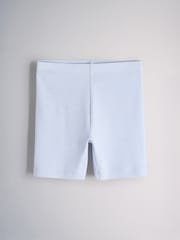 The Set 5 Pack Jersey Rib Cycling Shorts Blue/Yellow - Image 2 of 8