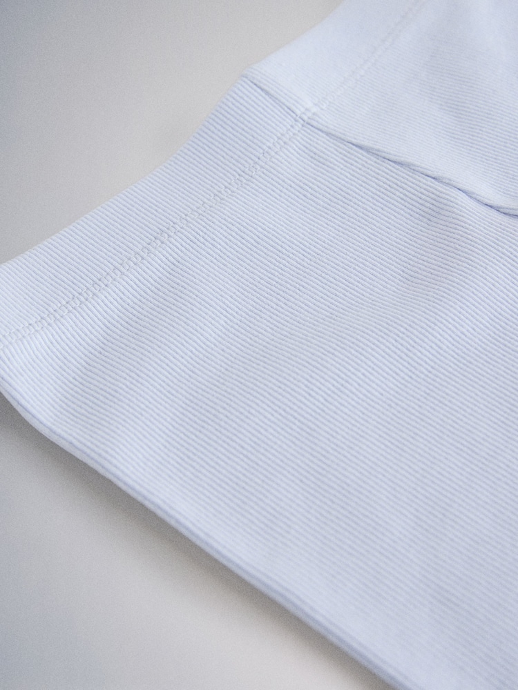 The Set 5 Pack Jersey Rib Cycling Shorts Blue/Yellow - Image 8 of 8