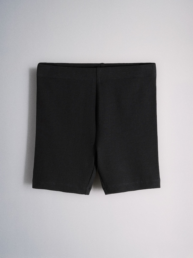 The Set 4 Pack Jersey Rib Cycling Shorts Pink/Black/Red/Brown - Image 2 of 6