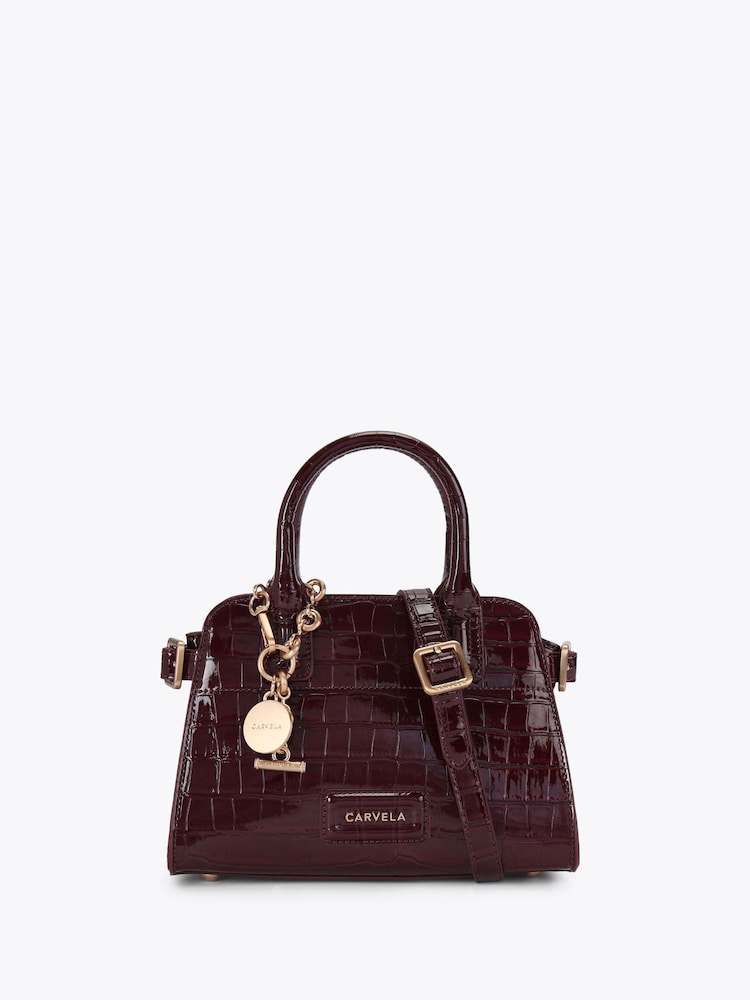 Carvela Red Selena Small Tote Bag - Image 1 of 4 Carvela Red Selena Small Tote Bag - Image 1 of 4