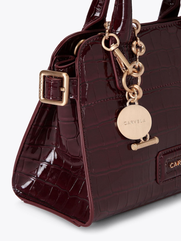 Carvela Red Selena Small Tote Bag - Image 4 of 4 Carvela Red Selena Small Tote Bag - Image 4 of 4