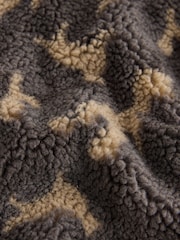 Camouflage Funnel Neck Zip Through Borg Fleece (3mths-7yrs) - Image 8 of 9