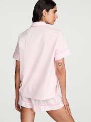 Victoria's Secret Angel Pink Heritage Cotton Short Pyjama Set - Image 2 of 2