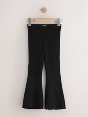 Neutral 4 Pack Rib Flare Leggings (3-16yrs) - Image 5 of 8